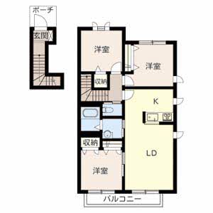 メゾン福渡Ａ 0201号-16