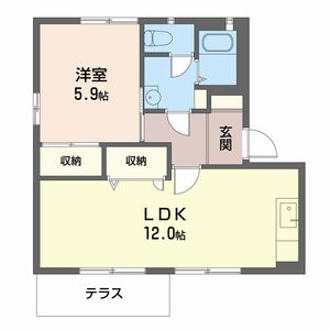 フレグランスエスパＡ・Ｂ A102号室