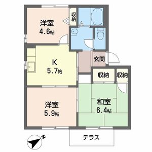 M,sシーサイドプラザⅡC・D C101号-2