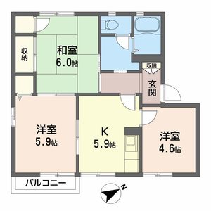 アイクスコートＫ・Ｌ K228号室