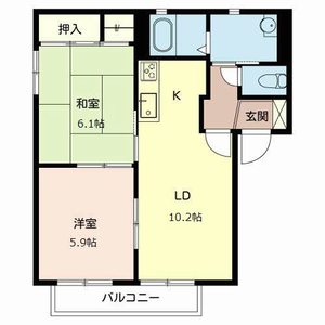 グリーンハイツ 0201号室