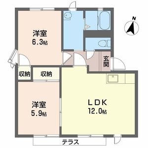 サンロードＳⅡ A102号-2