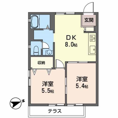 サンハイム太寺 0102号-2