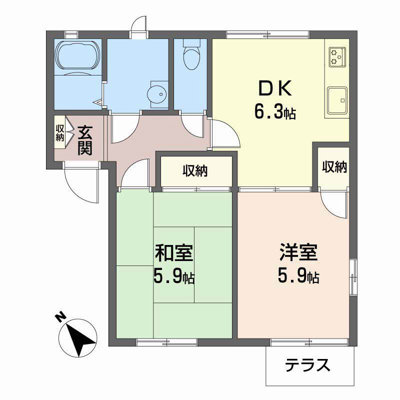 メゾン・ド・エフⅠ 0101号-14