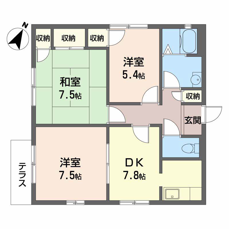 平岡ハイツ 0111号-2
