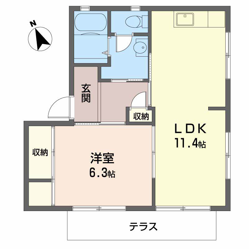 ディアス塩屋山手Ａ・Ｂ A102号-9
