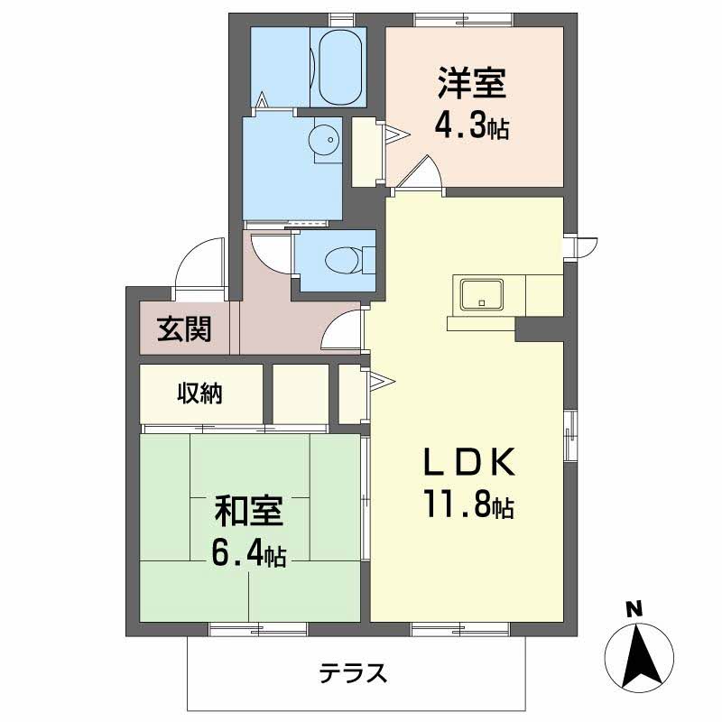 セレッソハイツ B103号-2