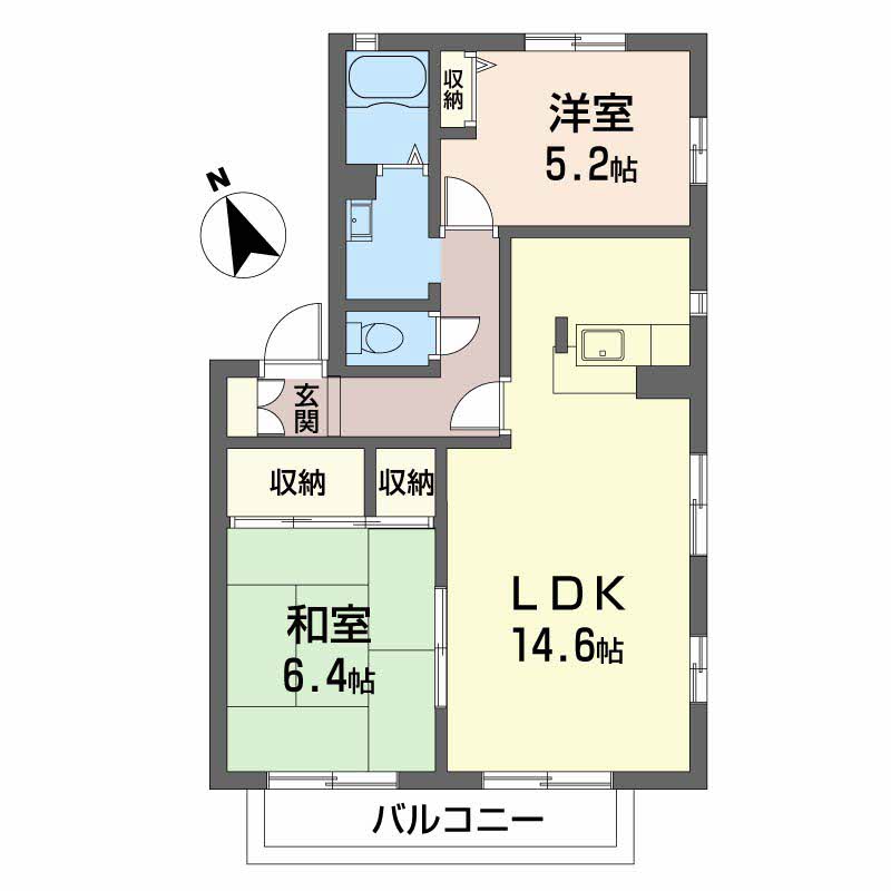 Ｍ，ｓレジェンドプラザＡ・Ｂ A202号-2