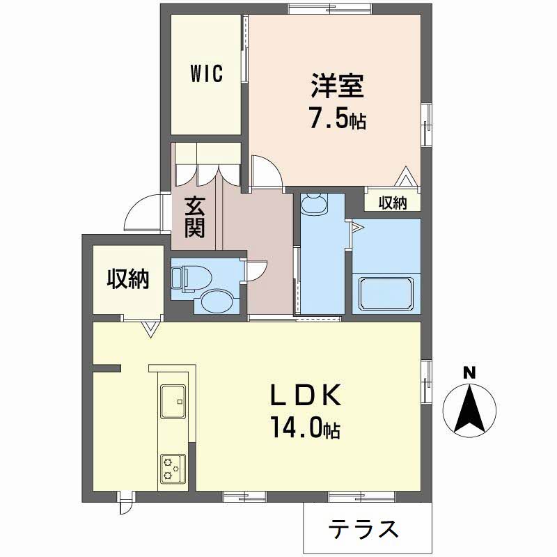 ソレイユ南別府Ａ・ＢB105-2