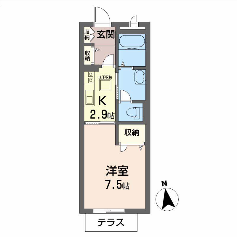 シャーメゾン北王子Ｂ 0103号-2