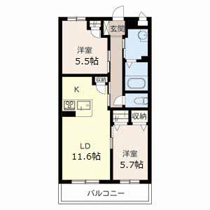 サンブリエ西明石 0202号-2