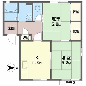 タウニータカワシ 0105号室