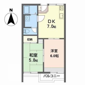 ドミール北岡 0208号室