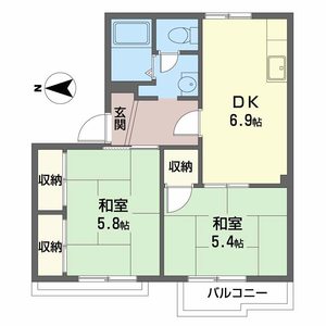 タウニー上四条 B201号室