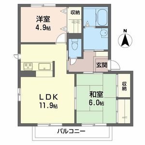 シャーメゾン植田Ｄ棟 0202号室