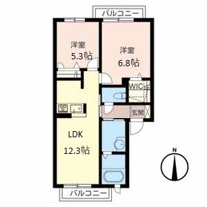 ガーデンコート衣摺 B203号-2