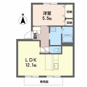 フレグランスＵ B103号室