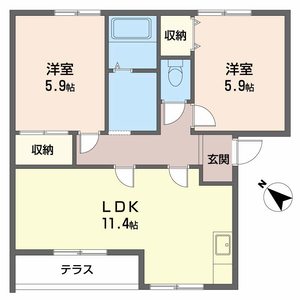 ウィステリア A101号室