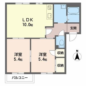 グリーンコーポ　Ａ・Ｂ B201号室
