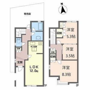 朝日メゾネットＡ・Ｂ B101号室