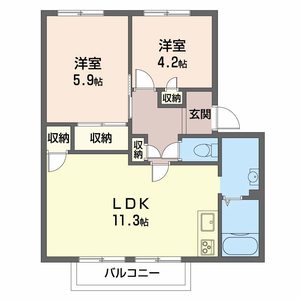 ノースサイド A202号室