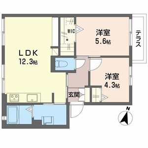 デサロージュ学園前ＡＢＣ B102号-3