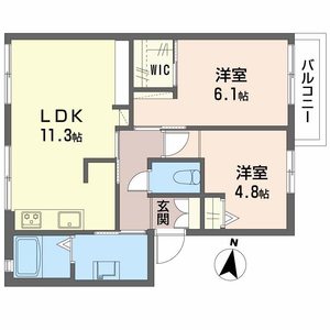 デサロージュ学園前ＡＢＣ B202号室