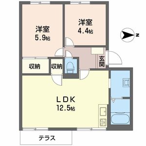 グリーンハイツ箕山 0102号室
