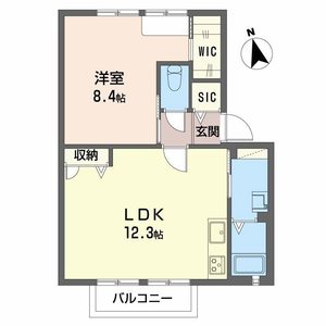 グランドゥールＡ・Ｃ A102号室