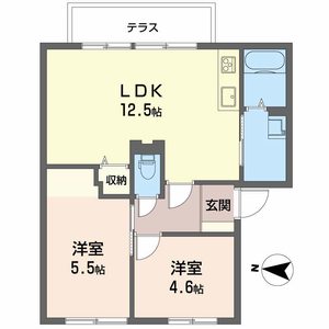 アスティオン飛鳥 C102号室