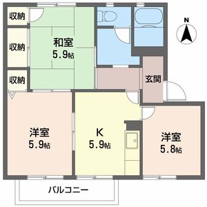 フローレ木津Ａ 0205号-2