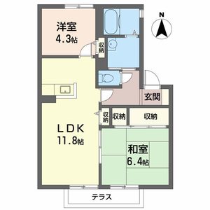 ベルコート精華台 A103号室