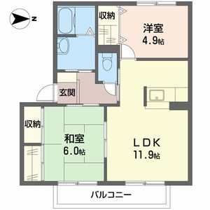 エフ・メゾン　Ａ・Ｂ B201号室