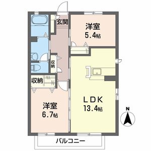 アミー筒井Ａ・Ｂ B201号-14