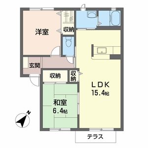 グランディ－ル・青垣 B105号室