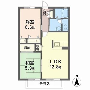 フラットＫ．Ｔ 0102号室