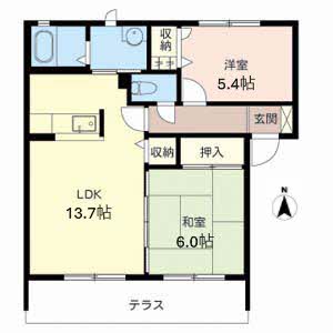 ラフィナートＢ・Ｃ C103号室