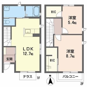 ピュアコート相楽台Ⅰ・Ⅱ 0105号室
