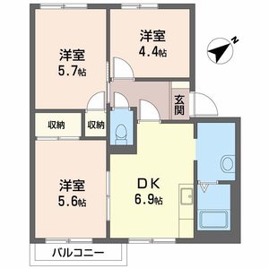 シティパレス南 0202号室