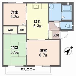 フローラルＵＮＯ 0201号室