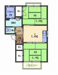 ユウハイツⅡ B201号室