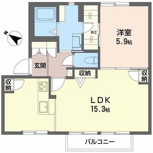 アメニティ２１ A202号室