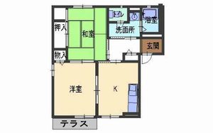 フレグランス　サンサン A102号室