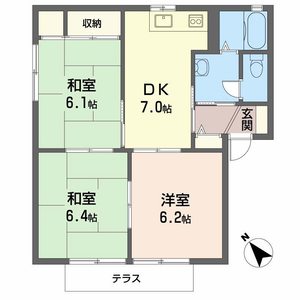 ニナジーパレス C101号室