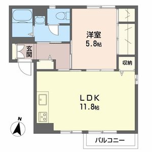 ディアス　柴原口 A101号室