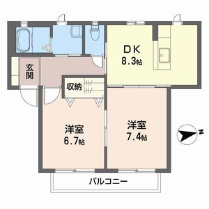シャーメゾン　アンシャンテ 0102号室