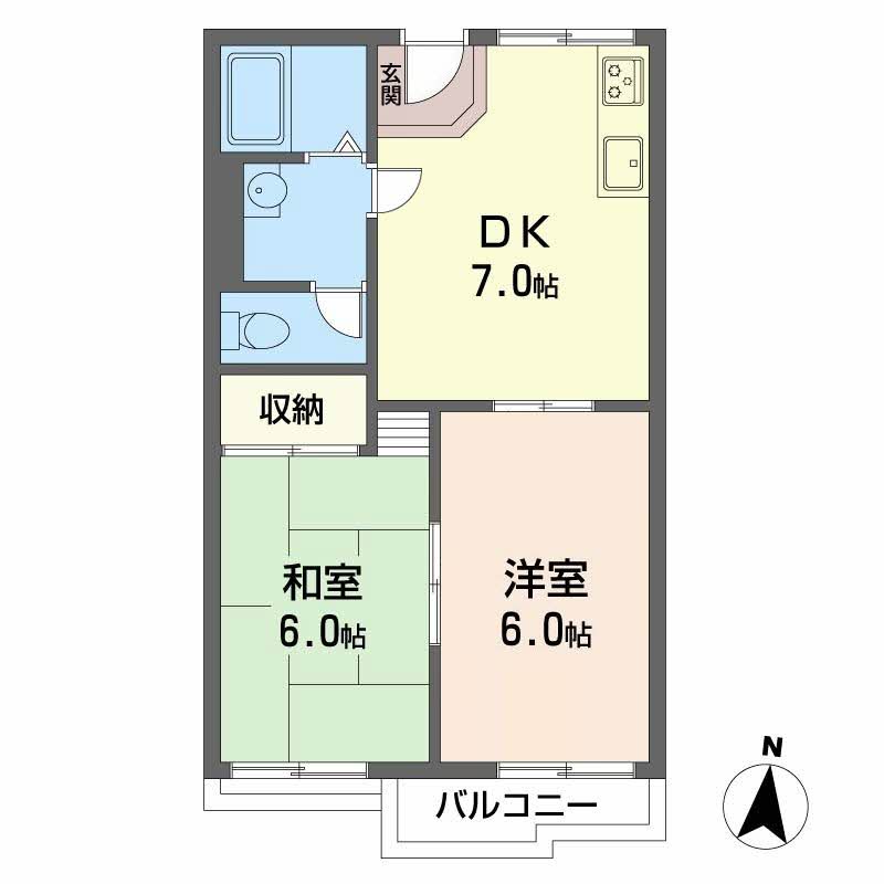 ドミール北岡0202-2
