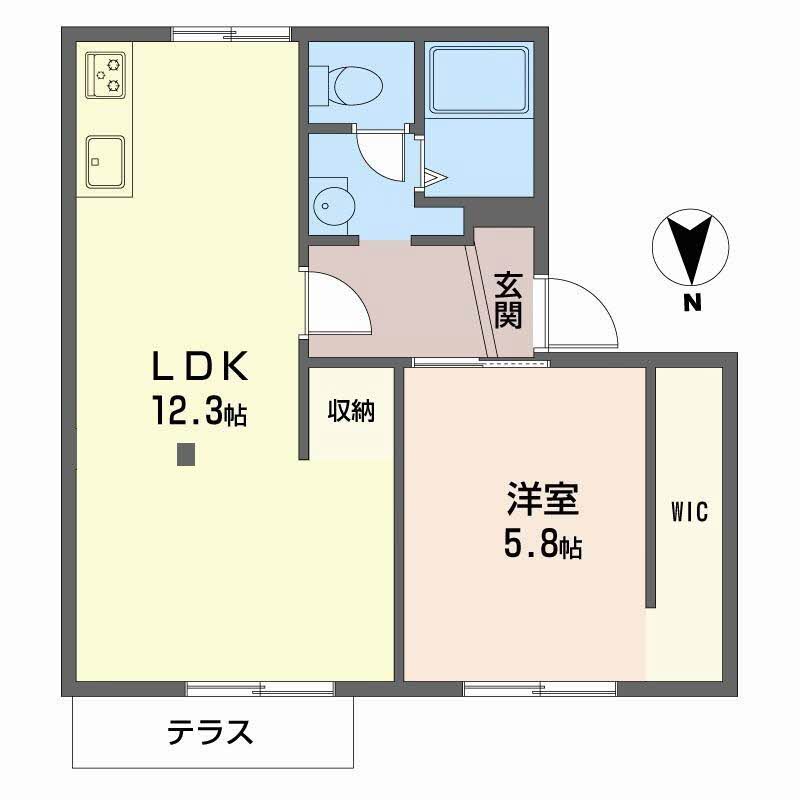 タウニー上四条 C102号-16
