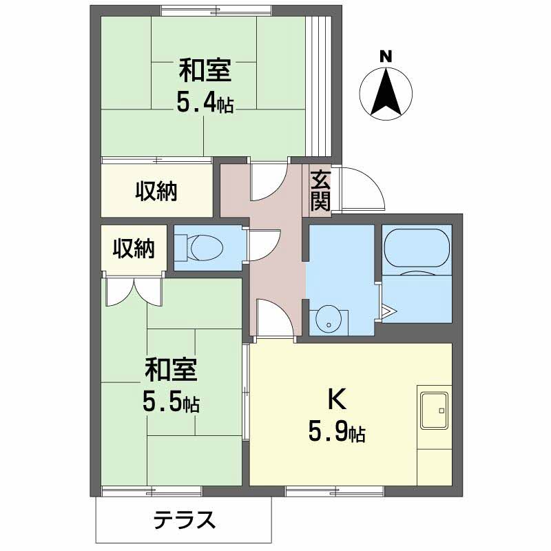 ハイツ左近 0105号-2