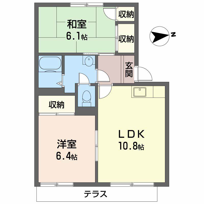 Ｖｅｒｄｅ　Ｐａｌｌａｚｏ箕輪 A102号-16